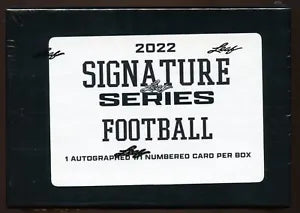2022 Leaf Signature Series Football Box