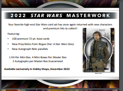 2022 Topps Star Wars Masterwork Hobby Box **Preorder