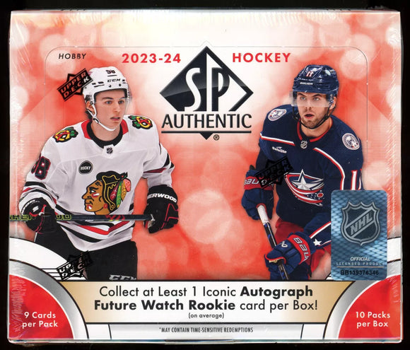 2023-24 Upper Deck SP Authentic Hockey Hobby Box