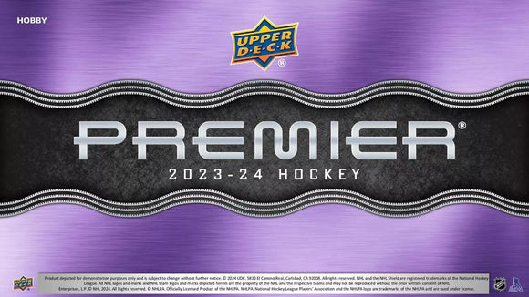 2023-24 Upper Deck UD Premier Hockey Hobby Box