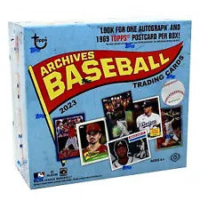 2023 Topps Archives Baseball Collector Tin Hobby Box 10/10