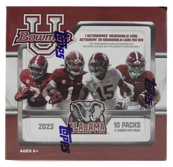 2023 Bowman University Alabama Football Box