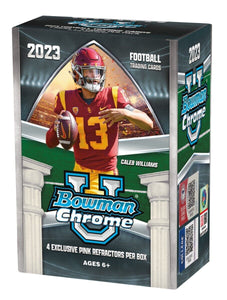 2023 Bowman Chrome U Football Blaster Box