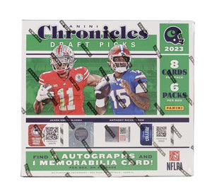 2023 Panini Chronicles Draft Picks Football Hobby Box 6/8