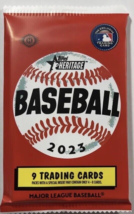 2023 Topps Heritage Baseball Hobby Pack 9