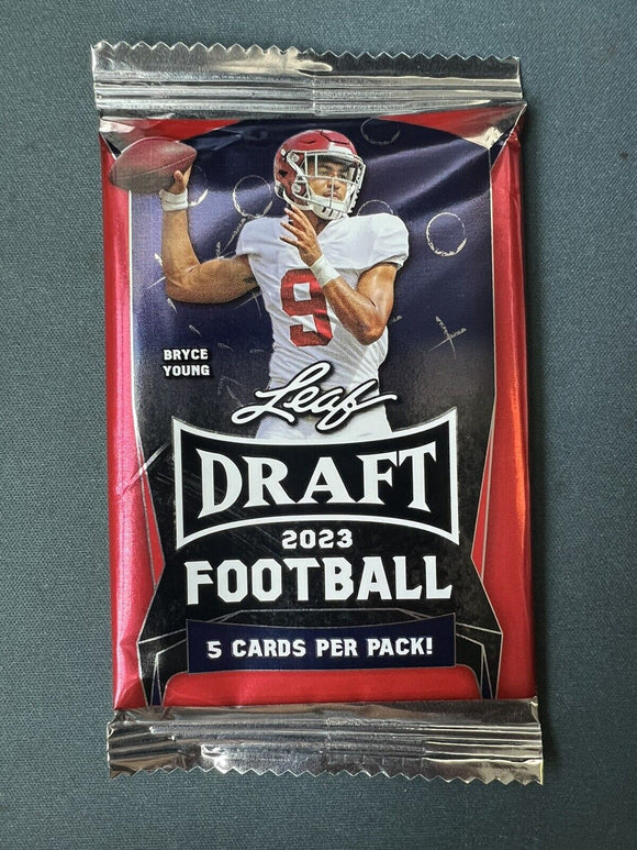 2023 Leaf Draft Picks Football Retail Pack 5