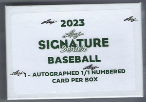 2023 Leaf Signature Series Baseball Hobby Box