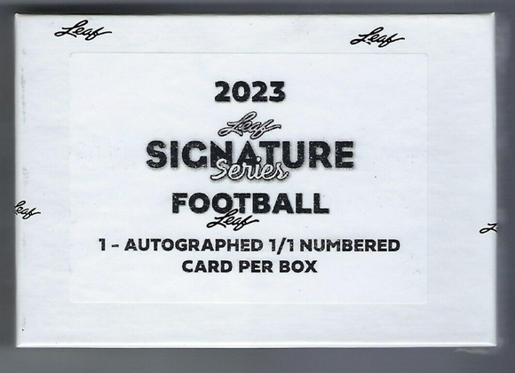 2023 Leaf Signature Series Football Box