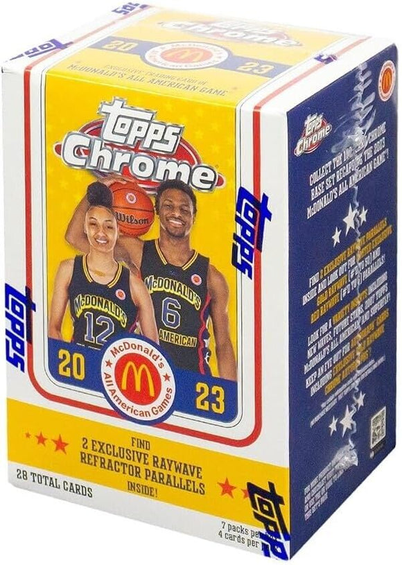 2022 Topps Chrome McDonald's All American Basketball Retail Blaster Box