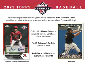 2023 Topps Pro Debut Baseball HTA Jumbo Box