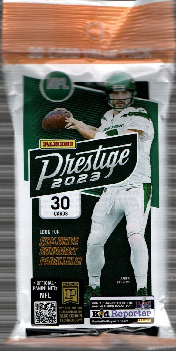 2023 Panini Prestige Football Value Pack 30