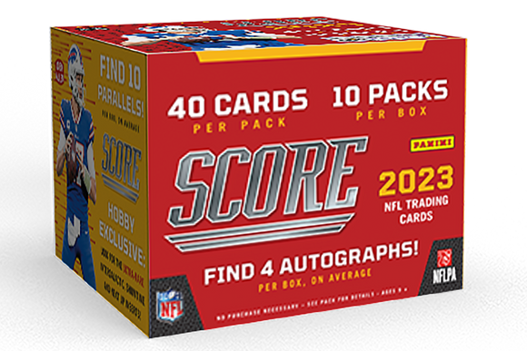 2023 Panini Score Football Hobby Box 10/40