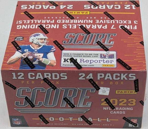 2023 Score Football Retail Box