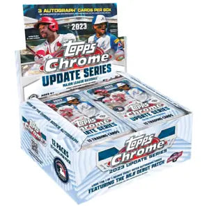 2023 Topps Chrome Baseball Update Series Hobby Jumbo Box