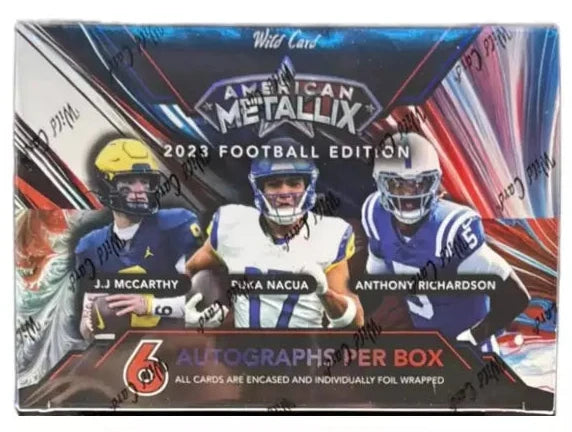 2023 Wild Card American Metallix Football Hobby Box