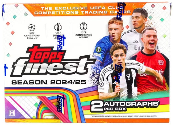 2024-25 Topps UEFA Club Competitions Finest Soccer Hobby Box