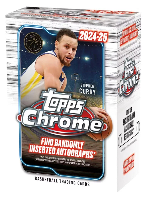 2024-25 Topps Chrome Basketball Blaster Box