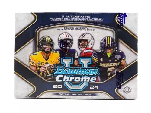 2024 Bowman's Best U University Football HTA Breakers Delight Box