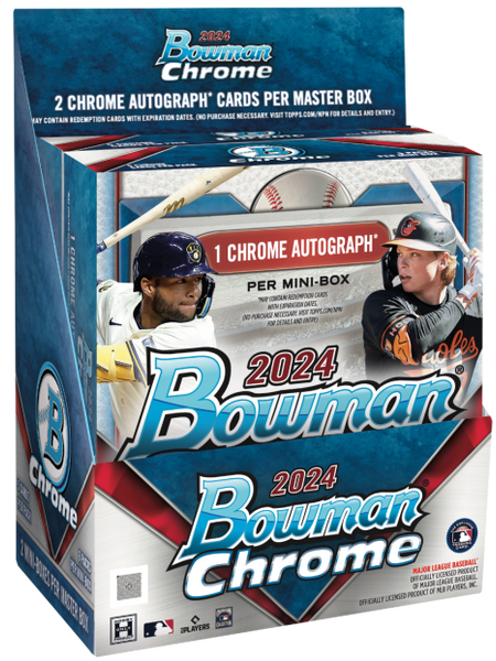 2024 Bowman Chrome Baseball Hobby Box – Northwest Sportscards