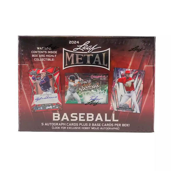 2024 Leaf Metal Baseball Hobby Box – Northwest Sportscards 2024 Leaf Metal Baseball Hobby Box – Northwest Sportscards