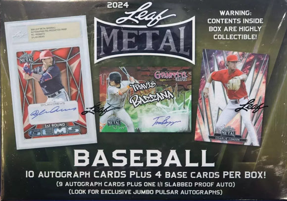 2024 Leaf Metal Baseball Jumbo Box