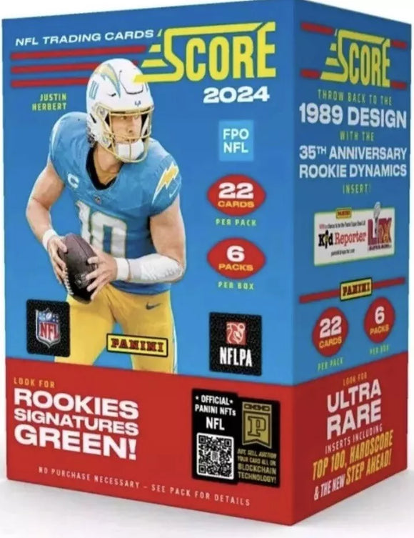 2024 Panini Score Football Retail Blaster Box