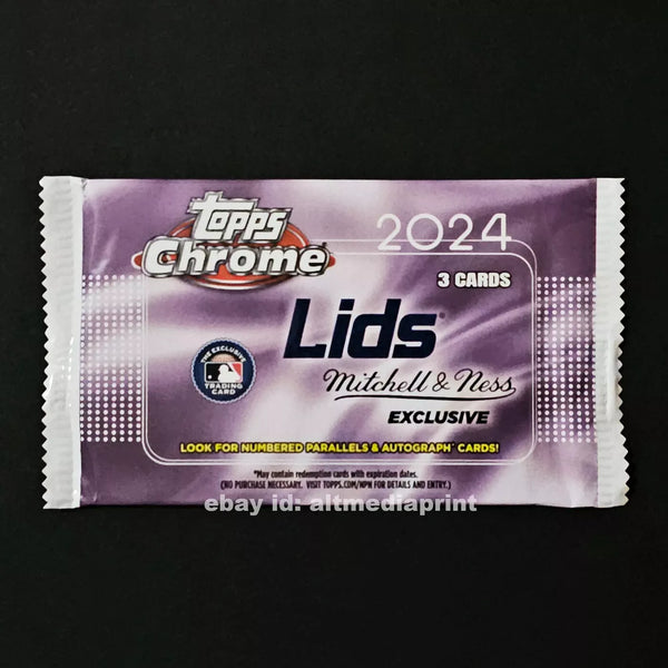 2023 Topps Chrome Lids Mitchell & Ness MLB Factory Sealed Pack (3 Cards)