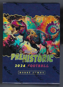 2024 Wild Card Pre-Historic Football Hobby Jumbo Box