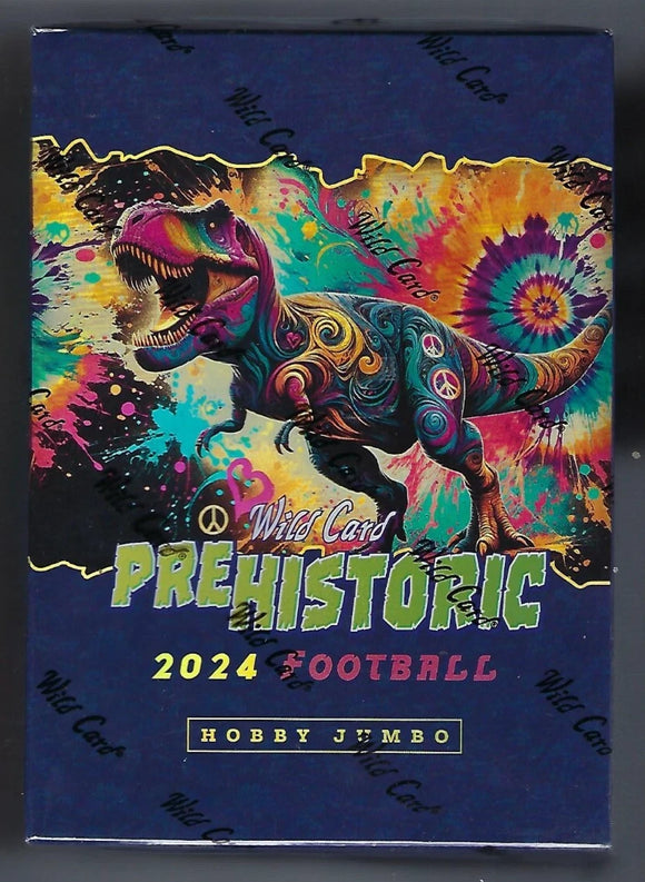 2024 Wild Card Pre-Historic Football Hobby Jumbo Box