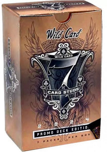 2024 Wild Card Seven Card Stud Promo Deck Edition Football Hobby Box