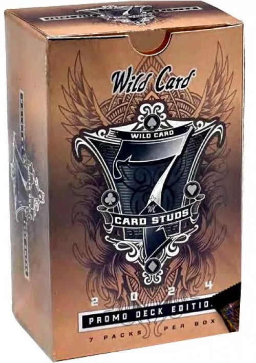 2024 Wild Card Seven Card Stud Promo Deck Edition Football Hobby Box