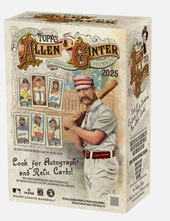 2025 Topps Allen & Ginter Baseball Blaster Box