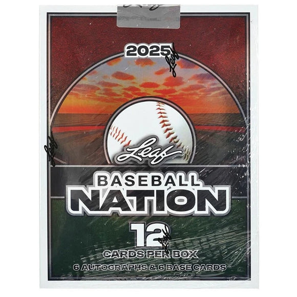 2025 Leaf Baseball Nation Hobby Box