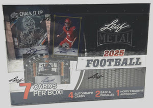 2025 Leaf Metal Football Hobby Box