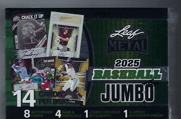 2025 Leaf Metal Baseball Jumbo Box