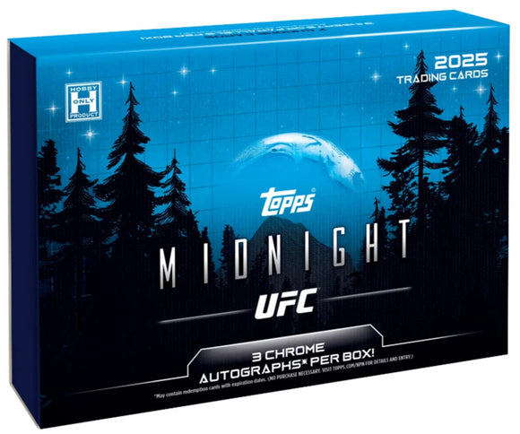 2025 Topps UFC Midnight Hobby Box
