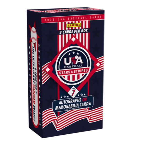 2025 Panini Stars and Stripes USA Baseball Hobby Box **SALE