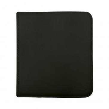 Ultra Pro 12 Pocket Vivid Zippered Binder: Black