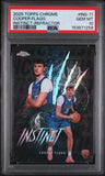 2025 Topps Chrome #INS-11 Cooper Flagg Instinct Refractor PSA 10