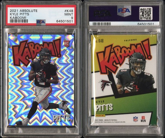 2021 Absolute Kaboom #48 Kyle Pitts PSA 9
