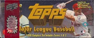 1998 Topps Baseball Factory Set (Tampa Bay Rays Inaugural Foil Stamped Version)