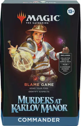 MTG Murders at Karlov Manor Commander Deck Blame Game
