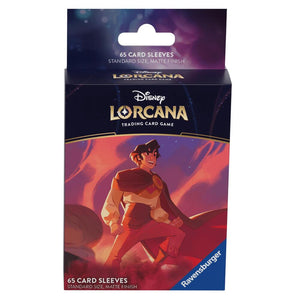 Disney Lorcana Shimmering Skies Matt Card Sleeves 65ct - Aladdin