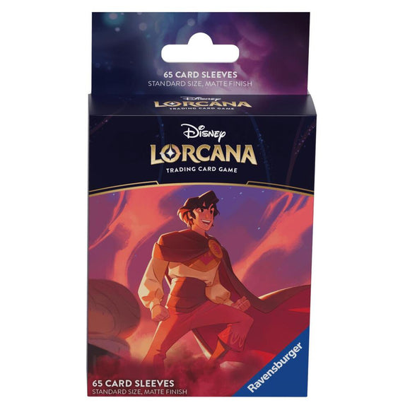 Disney Lorcana Shimmering Skies Matt Card Sleeves 65ct - Aladdin