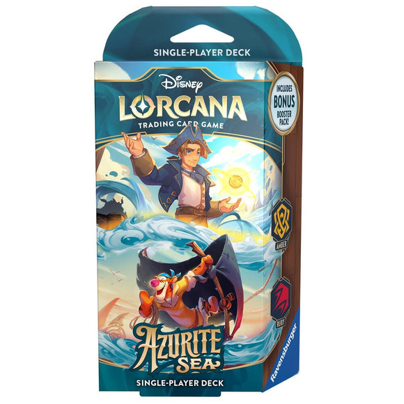 Disney Lorcana Azurite Sea Starter Deck: Amber & Ruby