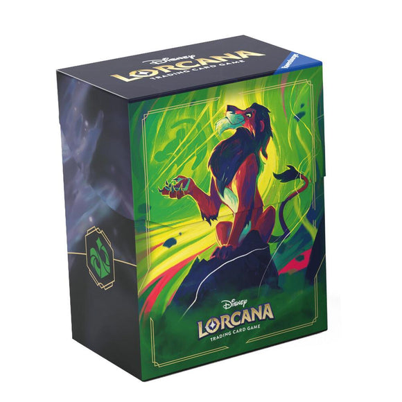 Disney Lorcana Azurite Sea Deck Box: Scar