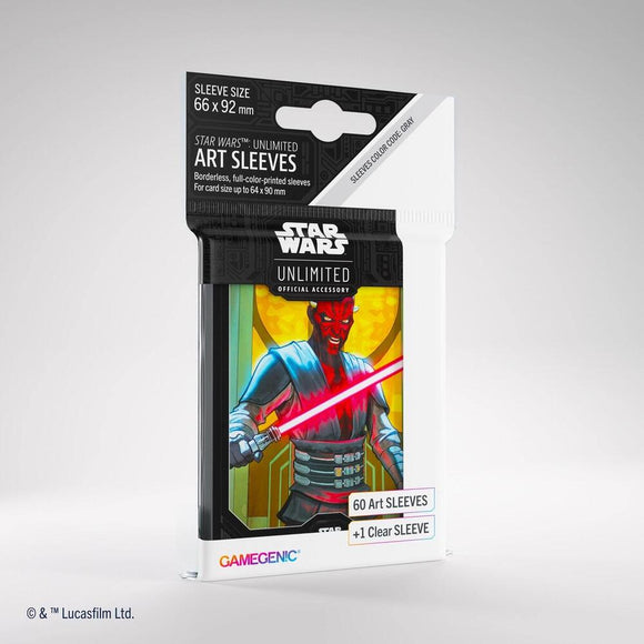 Star Wars Unlimited Darth Maul 60 Card Sleeves