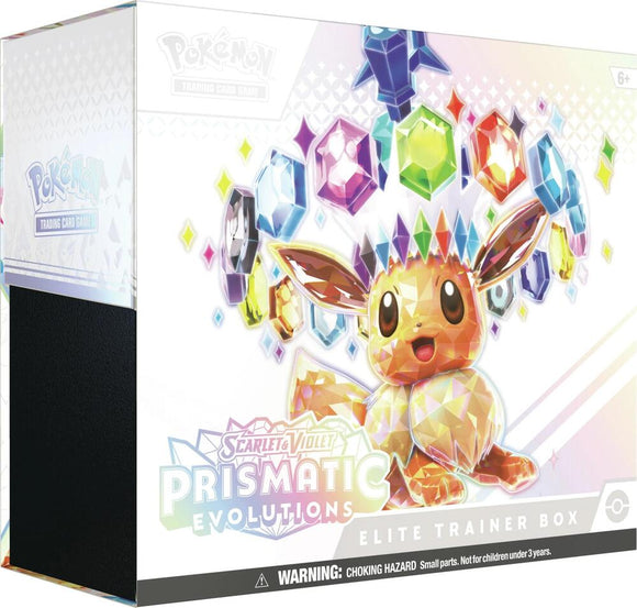 Pokémon Scarlet & Violet Prismatic Evolutions Elite Trainer Box ETB