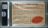 PSA 4 1953 Bowman #43 Frank Gifford SP New York Giants