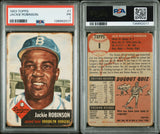PSA 1 1953 Topps #1 Jackie Robinson Brooklyn Dodgers